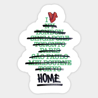 No Place Like Home (Ruby Slippers version) Sticker